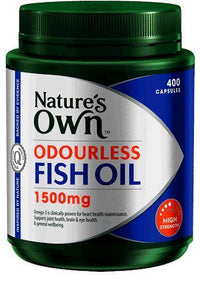 Natures Own Odourless Fish Oil 1500mg | Mr Vitamins
