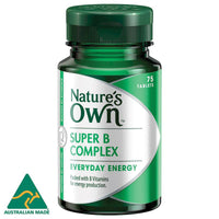 Natures Own Super B Complex 75 Tablets | Mr Vitamins