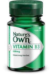 NO VIT B3 500MG 60T 60 Tablets | Mr Vitamins