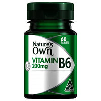 NO VIT B6 200MG 60T 60 Tablets | Mr Vitamins
