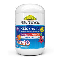 Natures Way Kids Smart Omega-3 Fish Oil Trio 180 Capsules | Mr Vitamins
