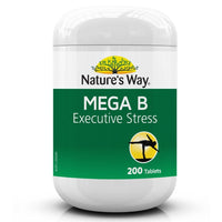 Natures Way Mega B Executive Stress 200 Tablets | Mr Vitamins