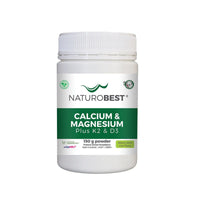 Naturobest Calcium And Magnesium Plus K2 And D3 Powder | Mr Vitamins