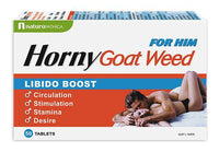 NAT HORNY GOAT WEED 50 Tablets | Mr Vitamins