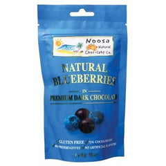 Noosa Natural Chocolate Co Dark Chocolate Blueberries