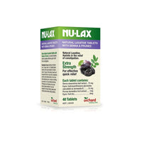 NULAX NATURAL LAXATIVE 40T 40 Tablets | Mr Vitamins