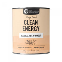 NUTRA ORGANICS CLEAN ENERGY PEACH 250G | Mr Vitamins