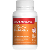 Nutralife Ester C + Probiotics 60 Capsules | Mr Vitamins