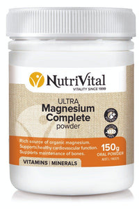 Nutrivital Magnesium Complete Powder 150G | Mr Vitamins