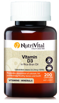 NV VITAMIN D3 1000IU 200C 200 Capsules | Mr Vitamins