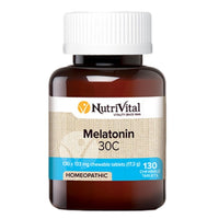 NV HOMEOPATHIC MELATONIN 30C 1 130 Tablets | Mr Vitamins