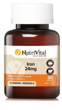 NV IRON 24MG 30TAB 30 Tablets | Mr Vitamins