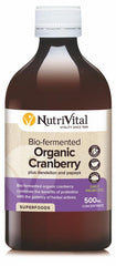 Nutrivital Liquid Bio-Fermented Organic Cranberry Liquid