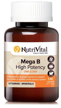 NV MEGA B 120T 120 Tablets | Mr Vitamins