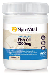 Nutrivital Odourless Fish Oil 1000mg
