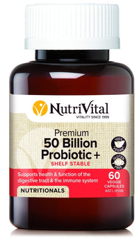 Nutrivital Premium 50 Billion Probiotic+ (Shelf Stable) | Mr Vitamins