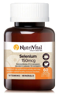 Nutrivital Selenium 150mcg 60 Capsules | Mr Vitamins