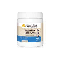 NV VEGAN FLAX SEED 200C 200 Capsules | Mr Vitamins