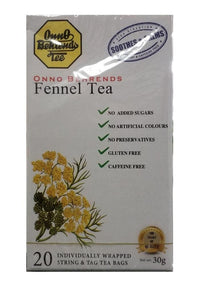 ONB FENNEL TEA 20 BA 20 Tea Bags | Mr Vitamins