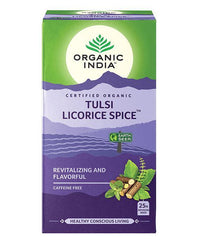 Organic India Tulsi Licorice Spice Teabags | Mr Vitamins