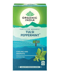 Organic India Tulsi Peppermint Teabags | Mr Vitamins