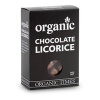 Organic Times Chocolate Covered Licorice 150G | Mr Vitamins