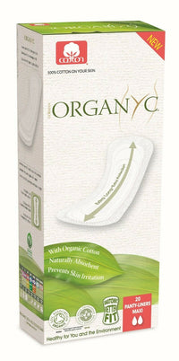 ORGANYC LINERS FLAT MAXI 20PK 20 Pack | Mr Vitamins