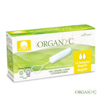 ORGANYC TAMPONS REGULAR 16PK 16Pk | Mr Vitamins