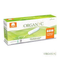 ORGANYC TAMPONS SUPER PLUS 16P 16Pk | Mr Vitamins