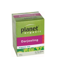 Planet Organics Darjeeling Tea 25 Tea Bags | Mr Vitamins