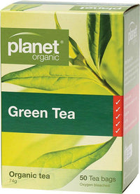 Planet Organics Green Teabags 50 Tea Bags | Mr Vitamins