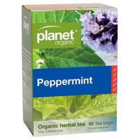 Planet Organics Peppermint Teabags | Mr Vitamins