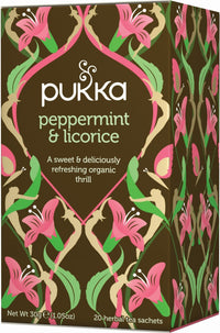 PUKKA PEPPERMINT LICOR 20 Tea Bags | Mr Vitamins