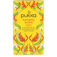 PUKKA TURMERIC ACTIVE 20TB 20 Tea Bags | Mr Vitamins