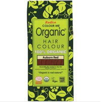 RADICO ORGANIC HAIR DYE 100 100G Auburn Red| Mr Vitamins
