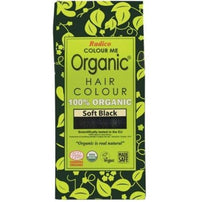 RADICO ORGANIC HAIR DYE 100 100G Soft Black| Mr Vitamins
