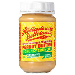 Ridiculously Delicious Chunky Crunch Peanut Butter