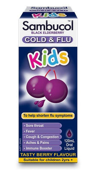 SAMBUCOL KIDS LIQUID 120ML | Mr Vitamins