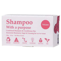 Shampoo With A Purpose Shampoo & Conditioner Bar Volume | Mr Vitamins