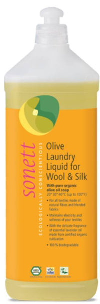 Sonett Olive Laundry Liquid Wool & Silk | Mr Vitamins