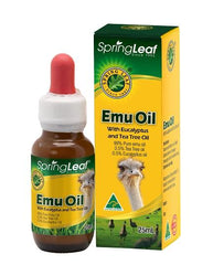 Spring Leaf Emu Oil With Eucalyptus Oil And Tea Tree Oil