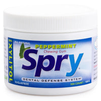 Spry Peppermint Xylitol Gum | Mr Vitamins