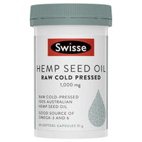 Swisse Hemp Seed Oil | Mr Vitamins