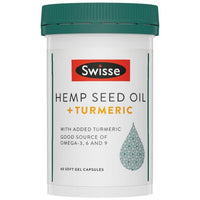 Swisse Hemp Seed Oil Plus Turmeric | Mr Vitamins