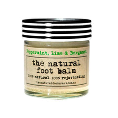 The Natural Deodorant Foot Balm Peppermint, Lime & Bergamot