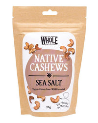 The Whole Foodies Sea Salt Native Cashews | Mr Vitamins
