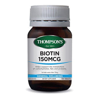 THOMP BIOTIN 150MCG 100 Tablets | Mr Vitamins