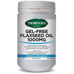 Thompsons Gel-Free Flaxseed Oil 1000mg