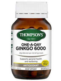 Thompsons One-A-Day Ginkgo Biloba 6000mg | Mr Vitamins