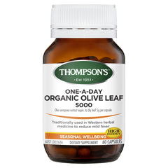 Thompsons One-A-Day Organic Olive Leaf 5000mg